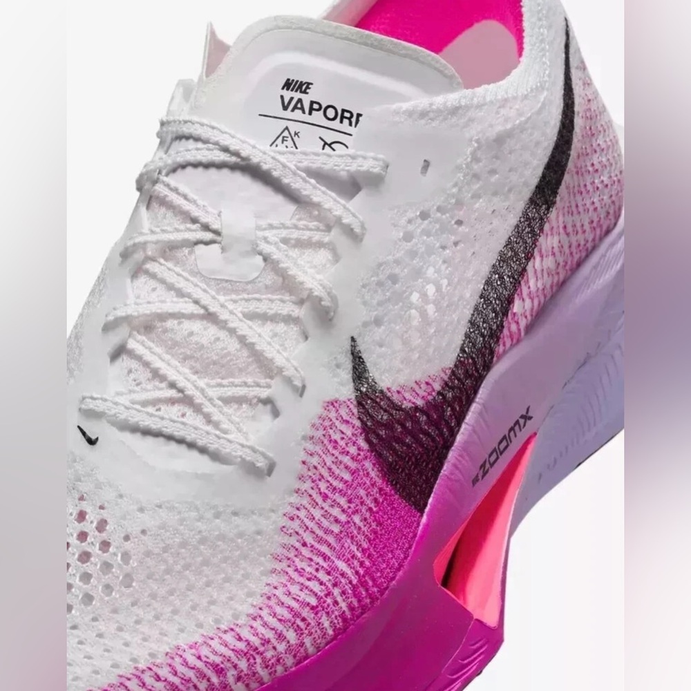 Nike ZoomX 🔥 Vaporfly Next% 3 White Vivid Purple DV4129-104 Men's Size 12 13 NEW - Picture 5 of 15
